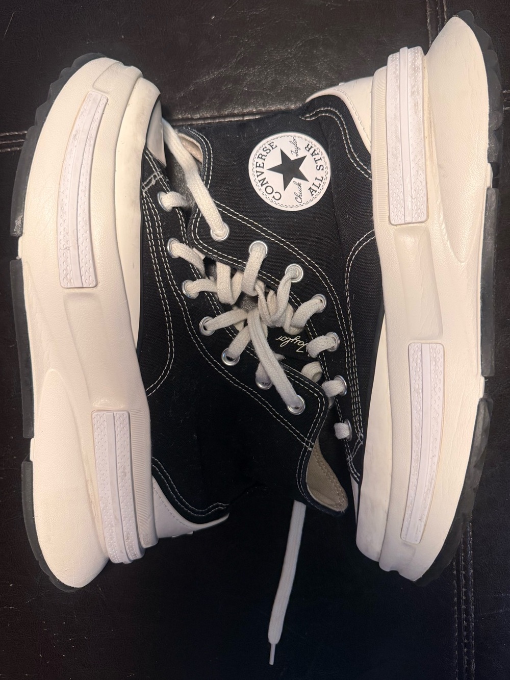 Converse Run Star Legacy CX Hi Top Shoe Multi Sizes Black/Egret/White Women’s 8